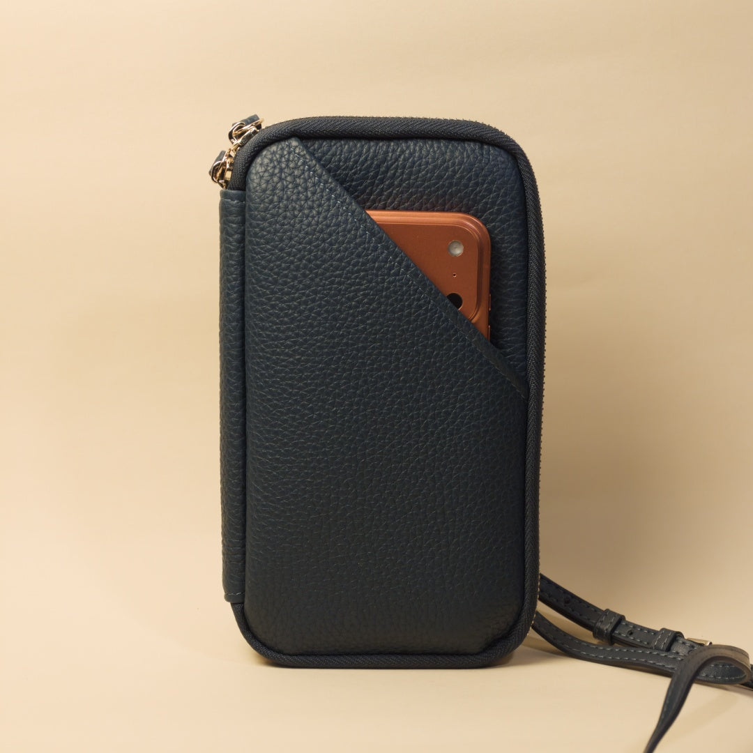 Leather Phone Crossbody - EmeraldMove