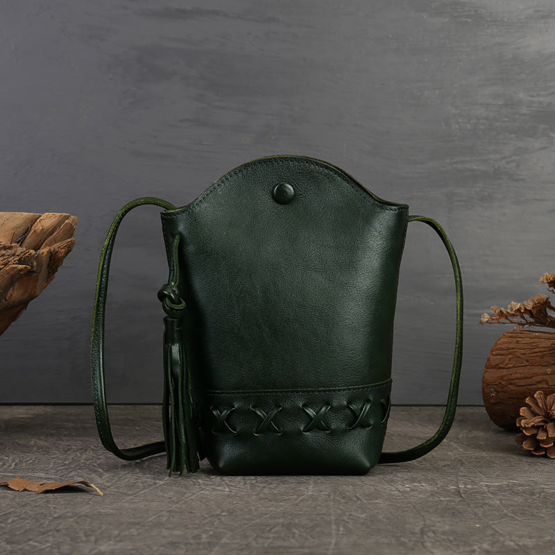 Sac en cuir tressé - "Nomad Weave"