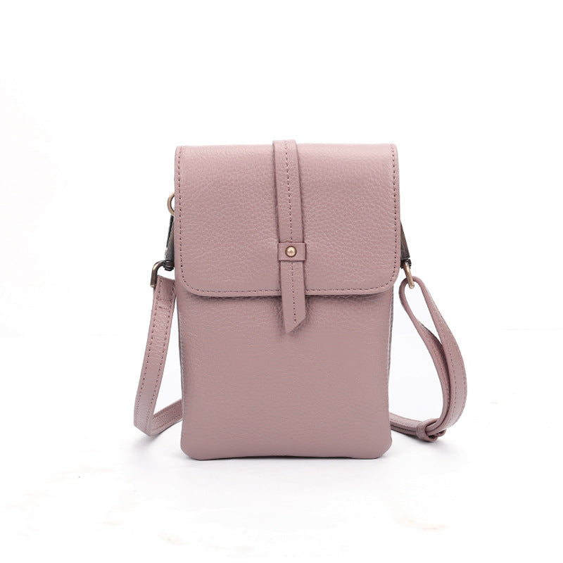 Crossbody Phone bag-Black/Brown-Designer Phone Bag-Gift for Lady