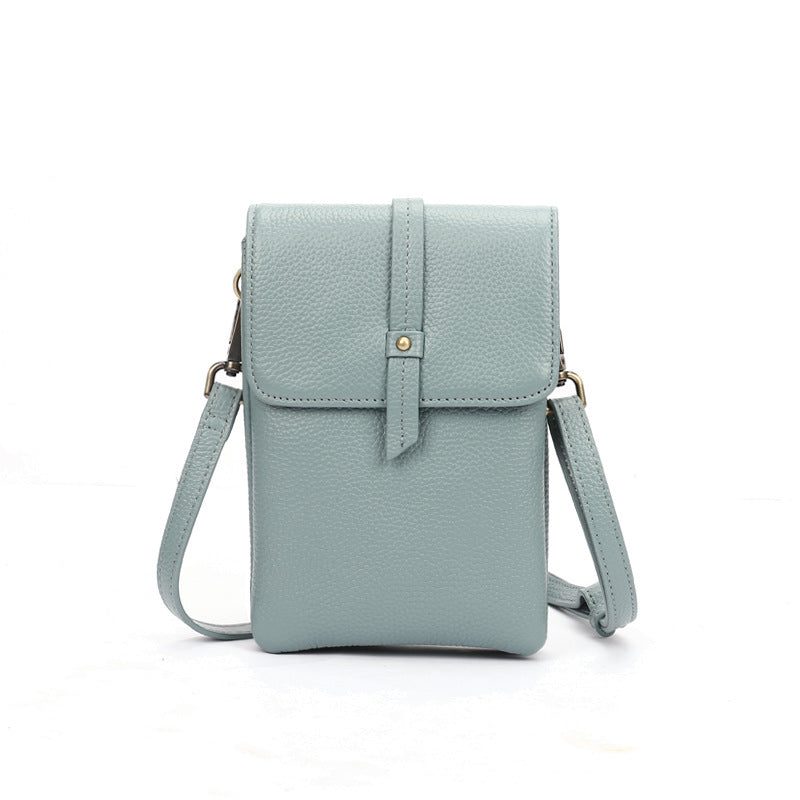 Crossbody Phone bag-Black/Brown-Designer Phone Bag-Gift for Lady
