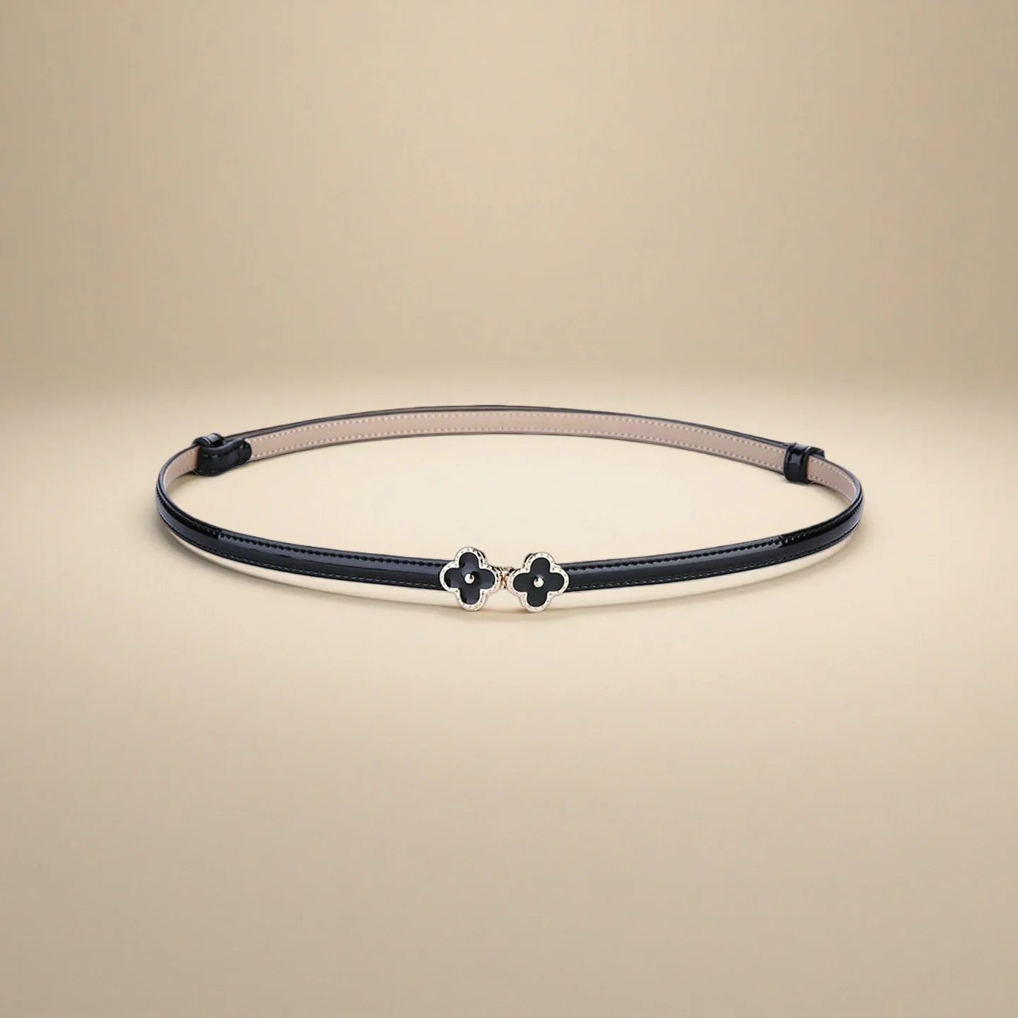 Dress Belt for Women - Genuine Leather with Hook Buckle