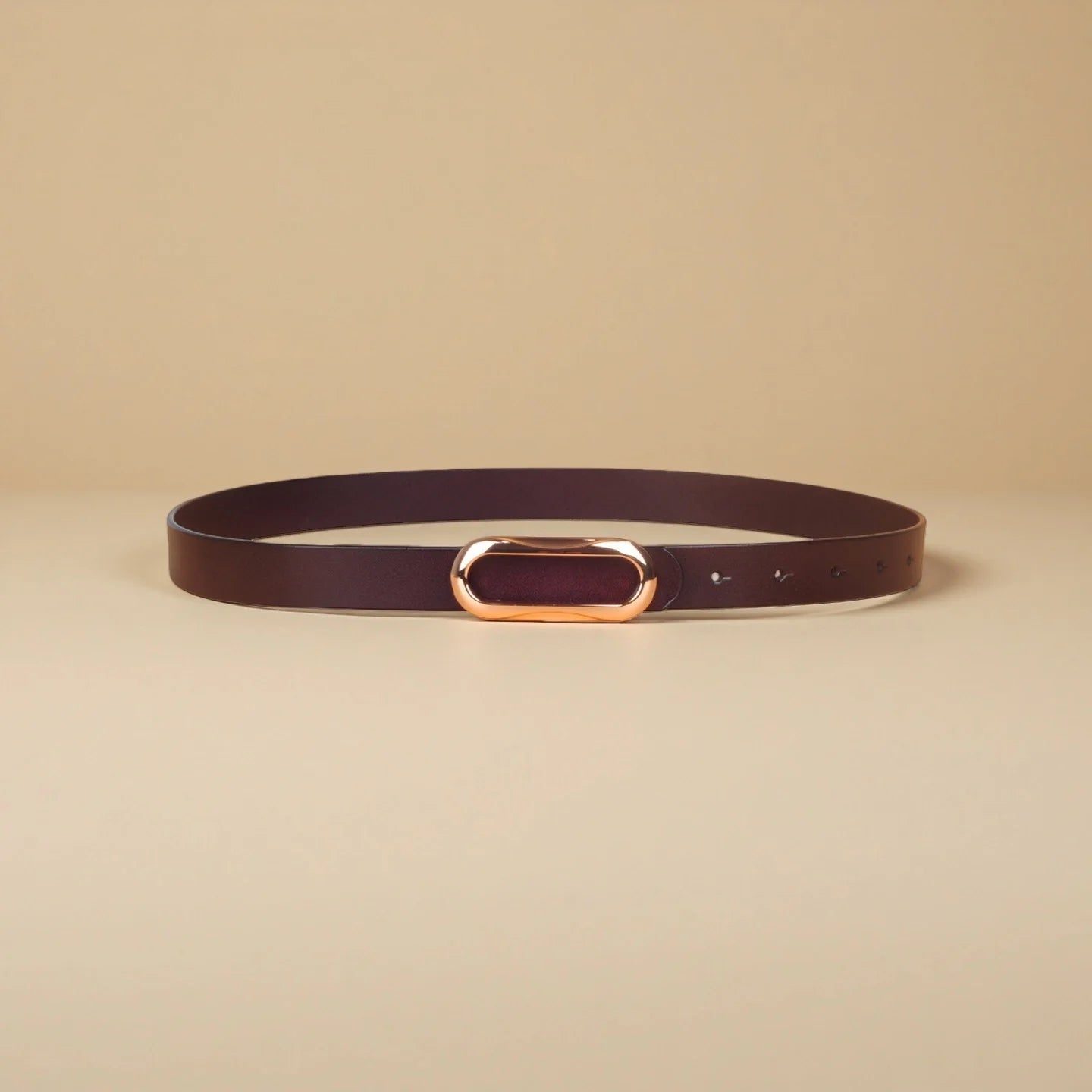 Dress Belt for Women - Genuine Leather with Pin Buckle