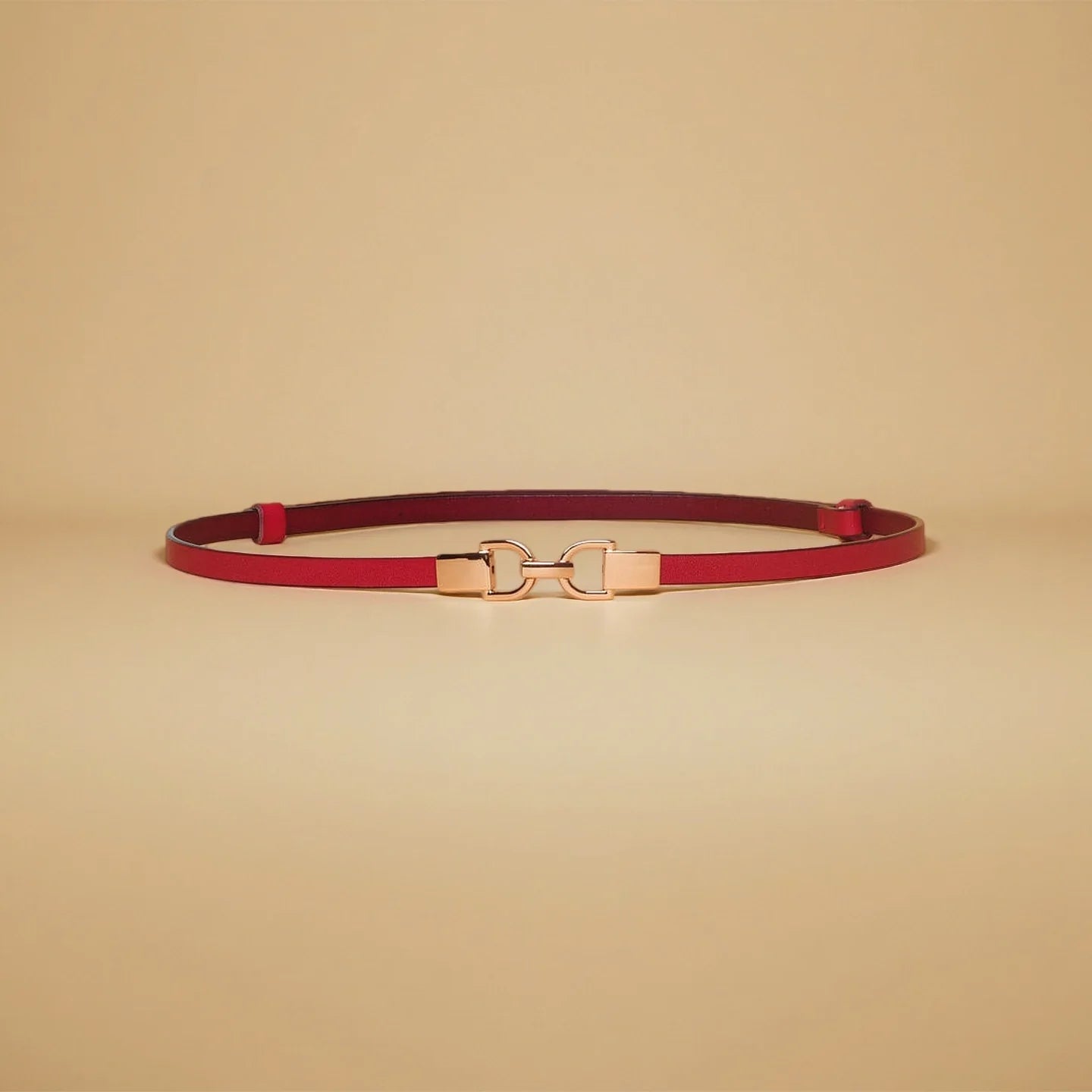 Dress Belt for Women - Genuine Leather with Pin Buckle