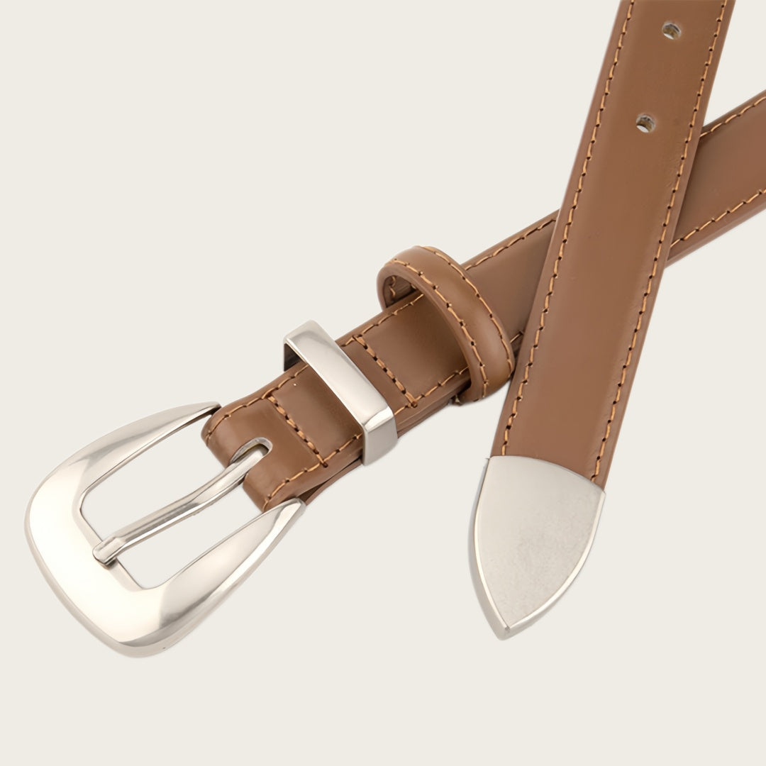 Leder-Western-Gürtel für Damen - PearlThread