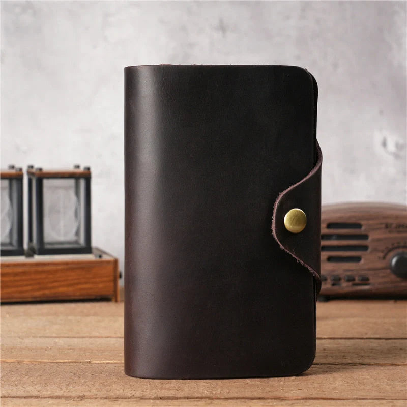 Portefeuille en cuir pliant pour hommes - “TrailFold”
