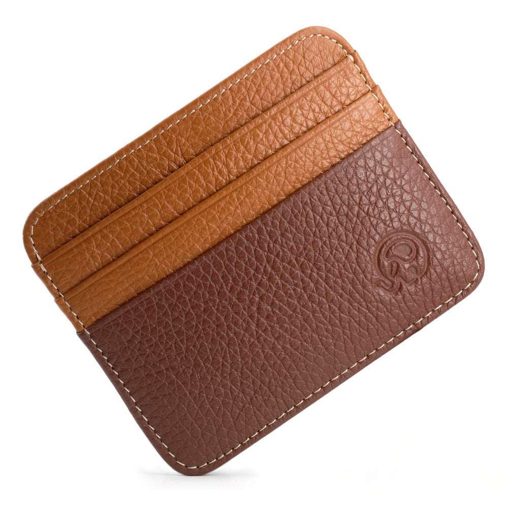 Leather Card Holder-Color Block-Top Grain-Ultra Slim-Gift