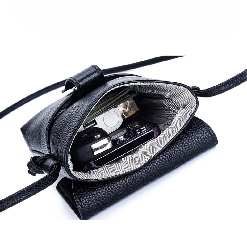 Leather Crossbody Phone Bag – "SnapTide"