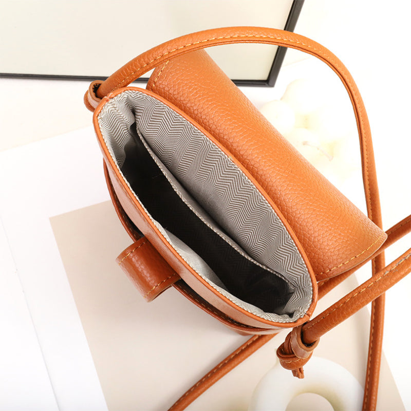 Leather Crossbody Phone Bag – "SnapTide"