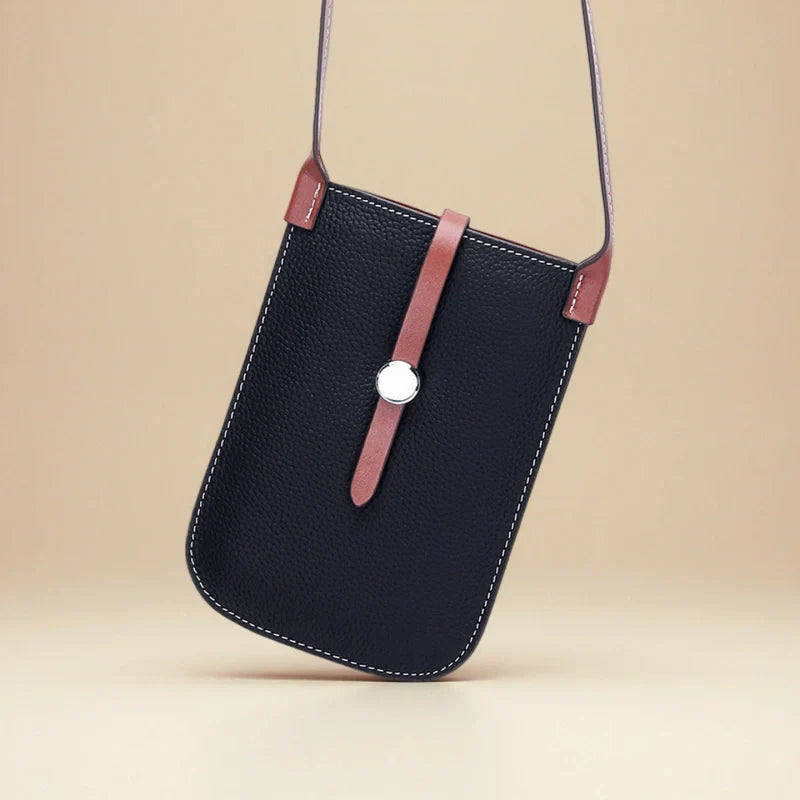 Leather Phone Bag – "VaultSlip"