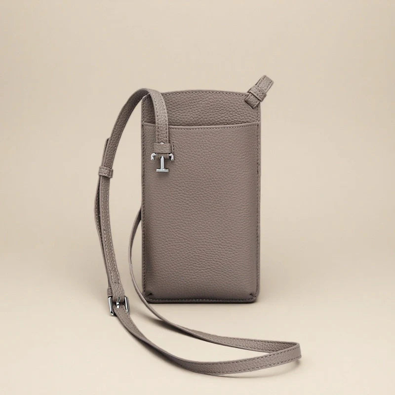 Leather Phone Crossbody-"StyleKeep"