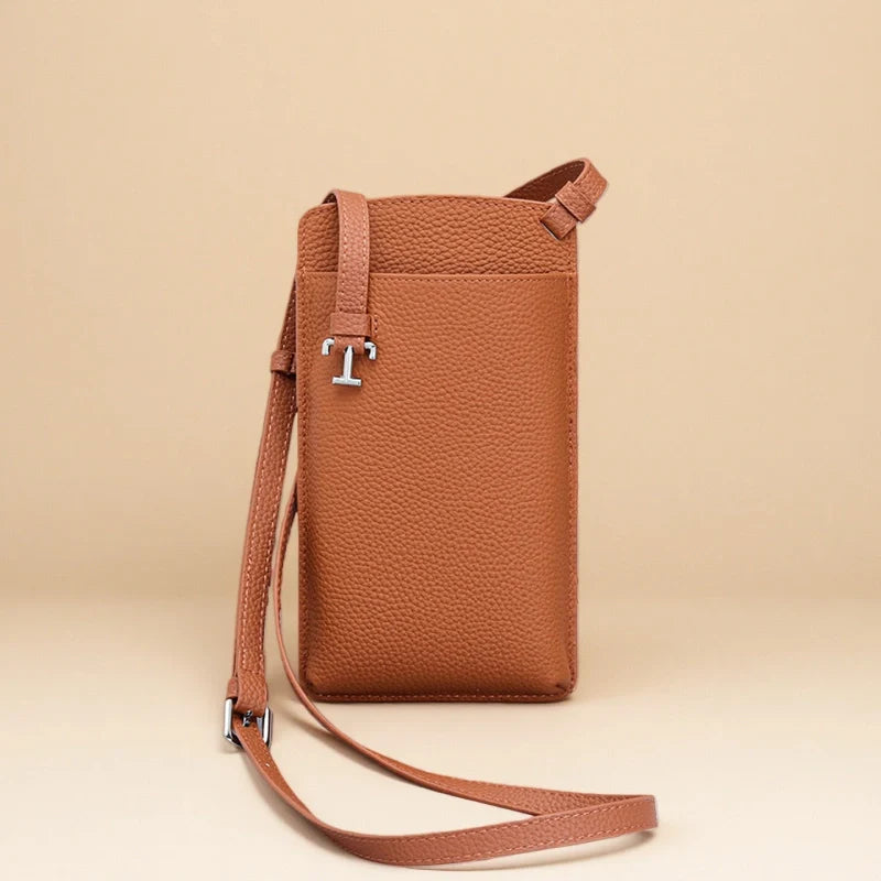 Leather Phone Crossbody-"StyleKeep"