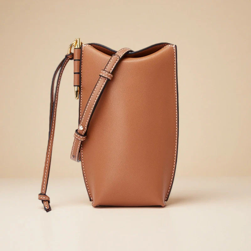Leather Phone Crossbody-"AllDayPal"