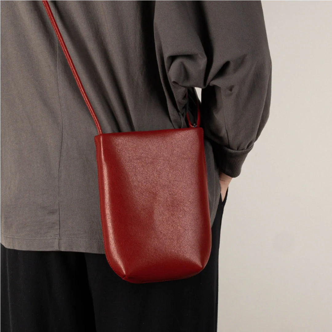 Leather Phone Crossbody-"UrbanNest"