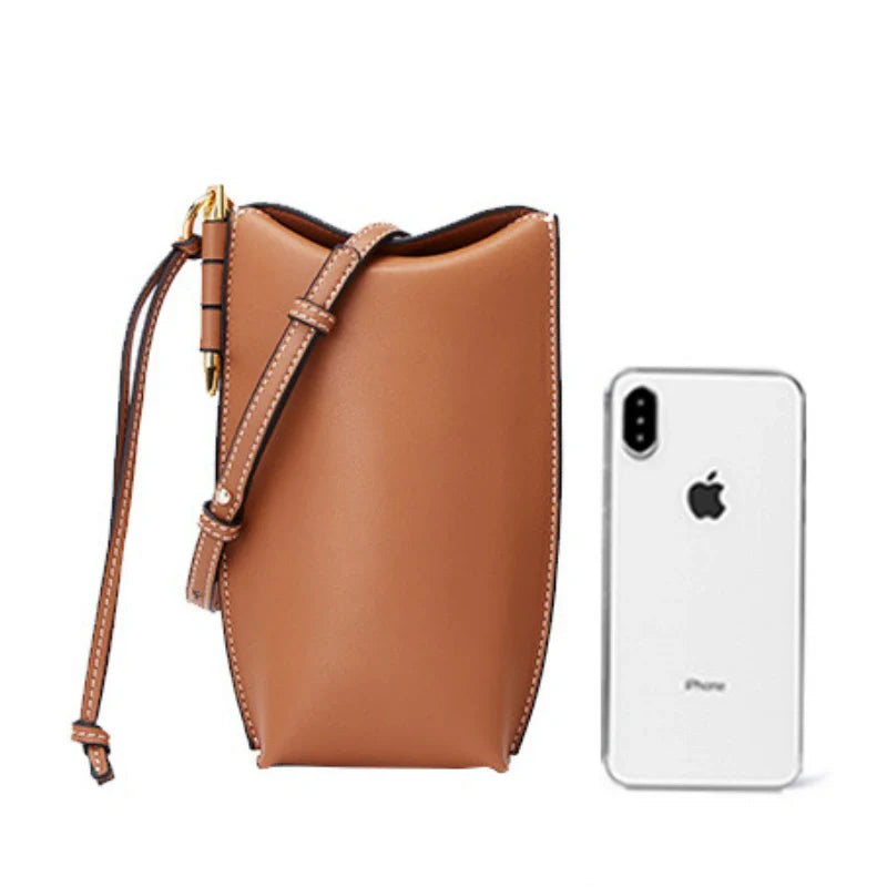 Leather Phone Crossbody-"AllDayPal"