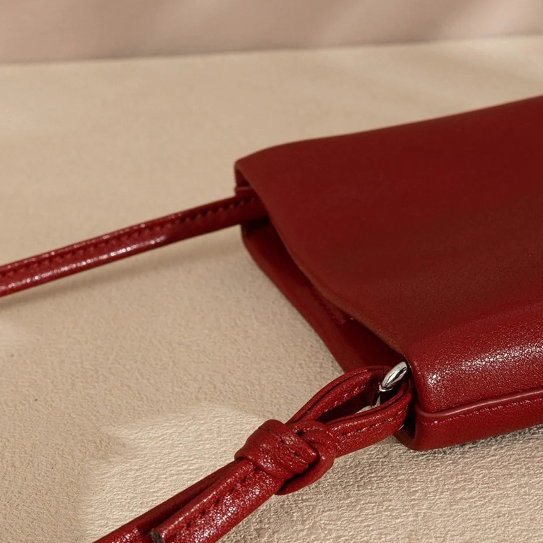 Leather Phone Crossbody-"UrbanNest"