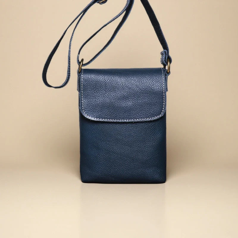 Leather Phone Crossbody-"CompactPro"