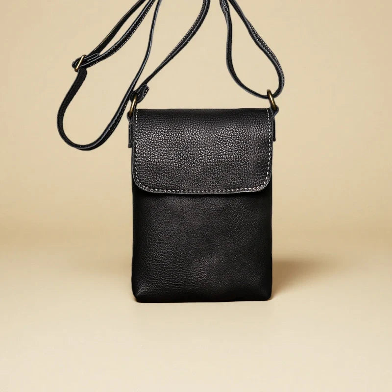 Leather Phone Crossbody-"CompactPro"
