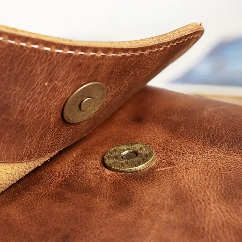 Leather Phone Crossbody-"CompactPro"