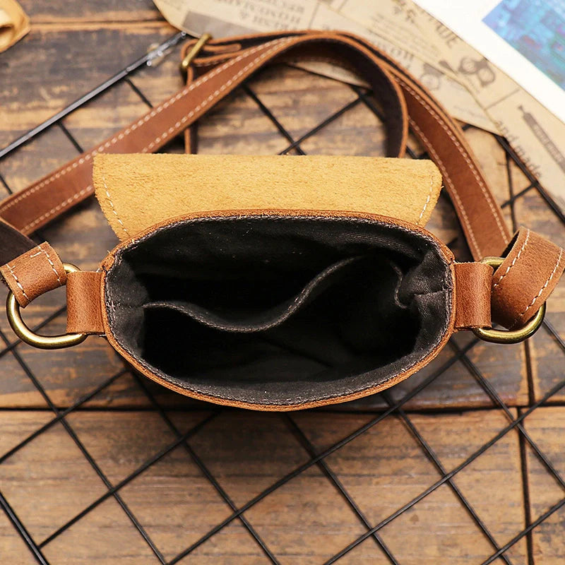 Leather Phone Crossbody-"CompactPro"