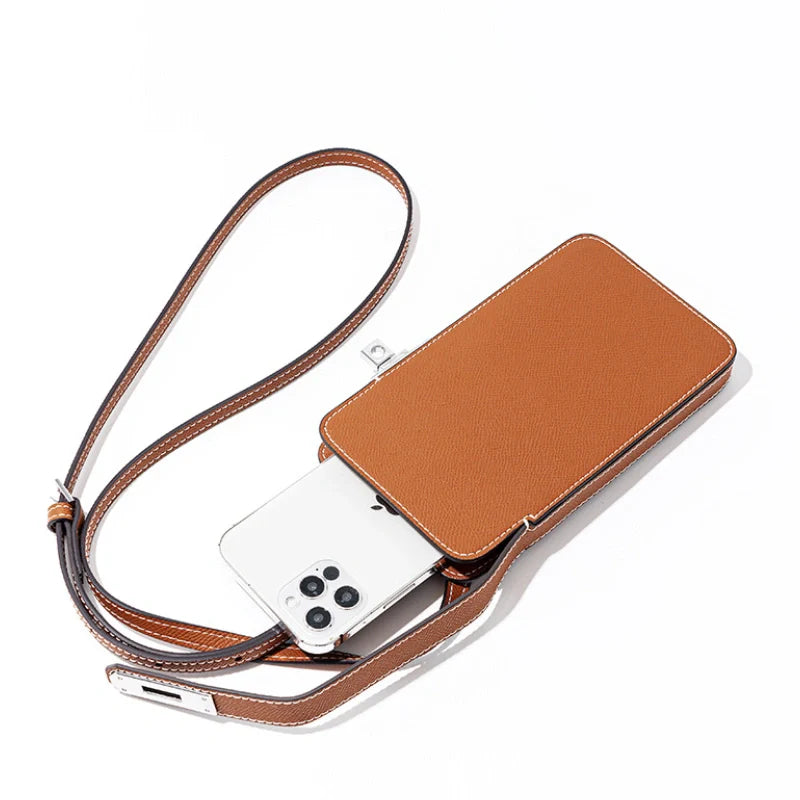 Leather Phone Crossbody-"SmartNest"