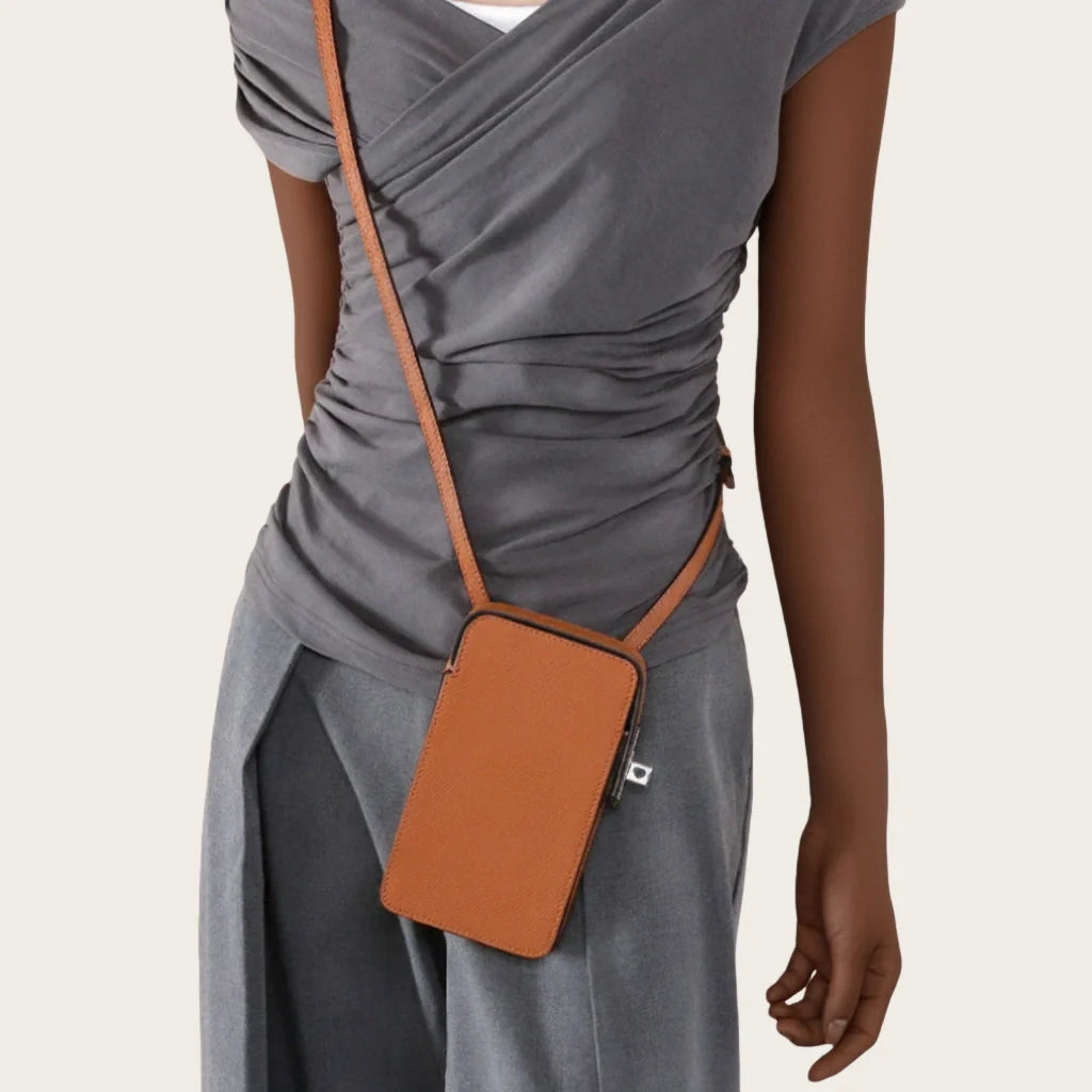 Leather Phone Crossbody-"SmartNest"