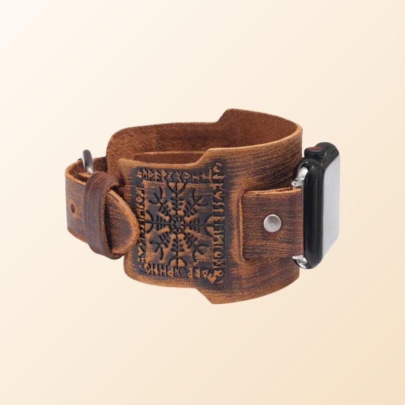 Men’s Bracelet for Apple Watch-Black,Brown,Orange-Vintage-Men’s Gift