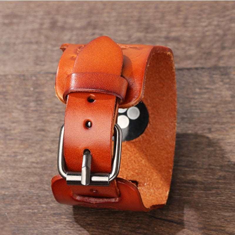 Men’s Bracelet for Apple Watch-Black,Brown,Orange-Vintage-Men’s Gift