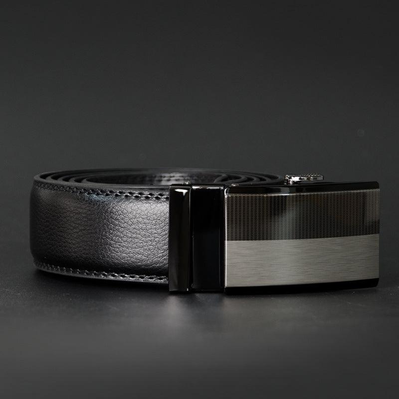 Men’s Leather Belt-Business Style in Black & Brown-Men’s Gift