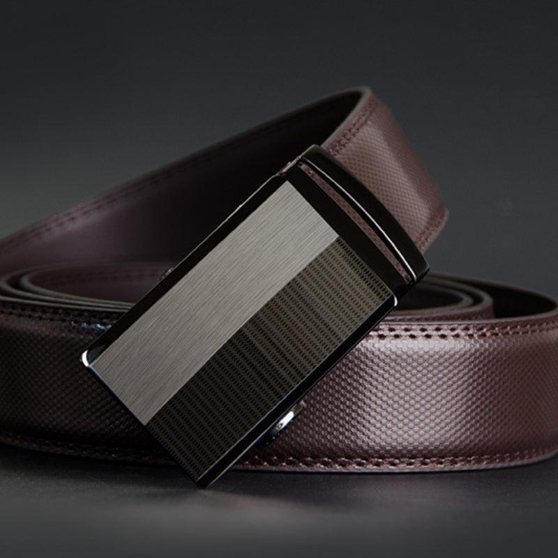 Men’s Leather Belt-Business Style in Black & Brown-Men’s Gift