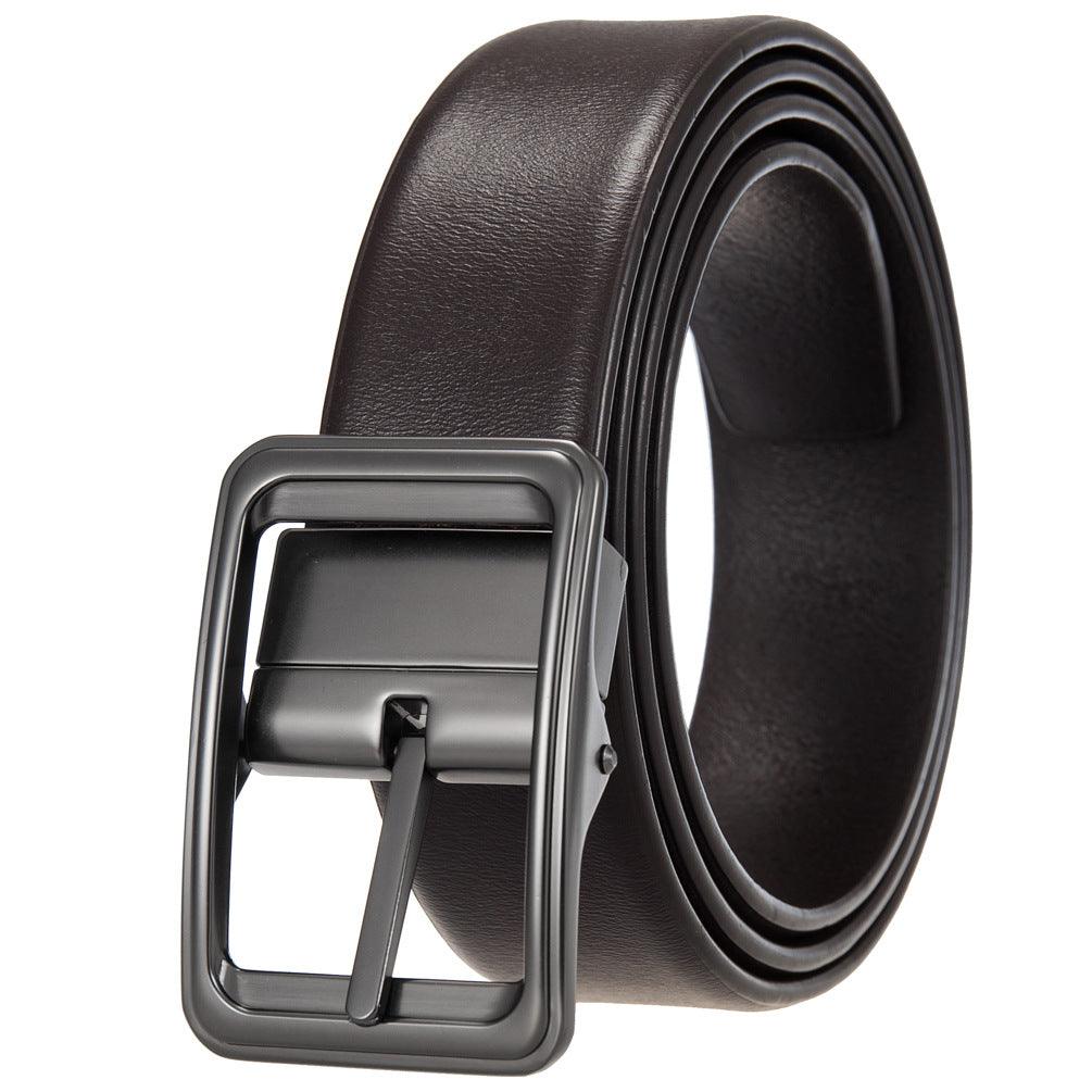 Men’s Leather Belt-Durable & Business Stylish | Mental Buckle Belt