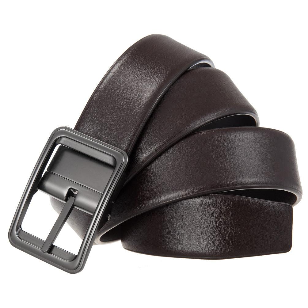 Men’s Leather Belt-Durable & Business Stylish | Mental Buckle Belt