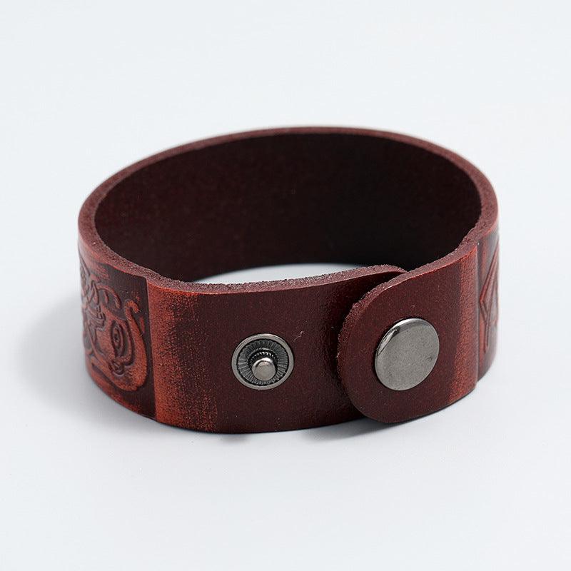 Men’s Leather Bracelet-Vintage-Timeless Artifact-Men’s Gift
