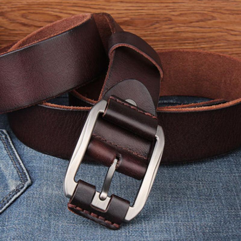 Men’s Luxury Belt-Leather Accessory for Jeans Suits-Men’s Gift