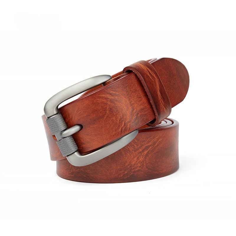 Men’s Luxury Leather Belt-Unique Vintage & Artisanal Style-Men’s Gift