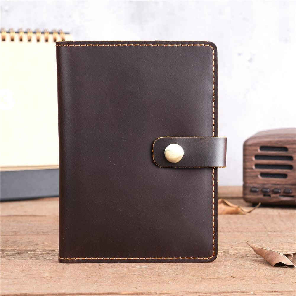 Men’s Travel Wallet-Passport Slot Coffee Brown-Essential Gift