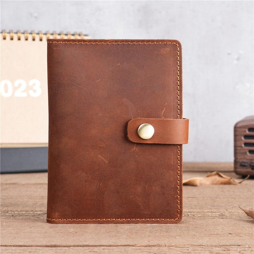 Men’s Travel Wallet-Passport Slot Coffee Brown-Essential Gift
