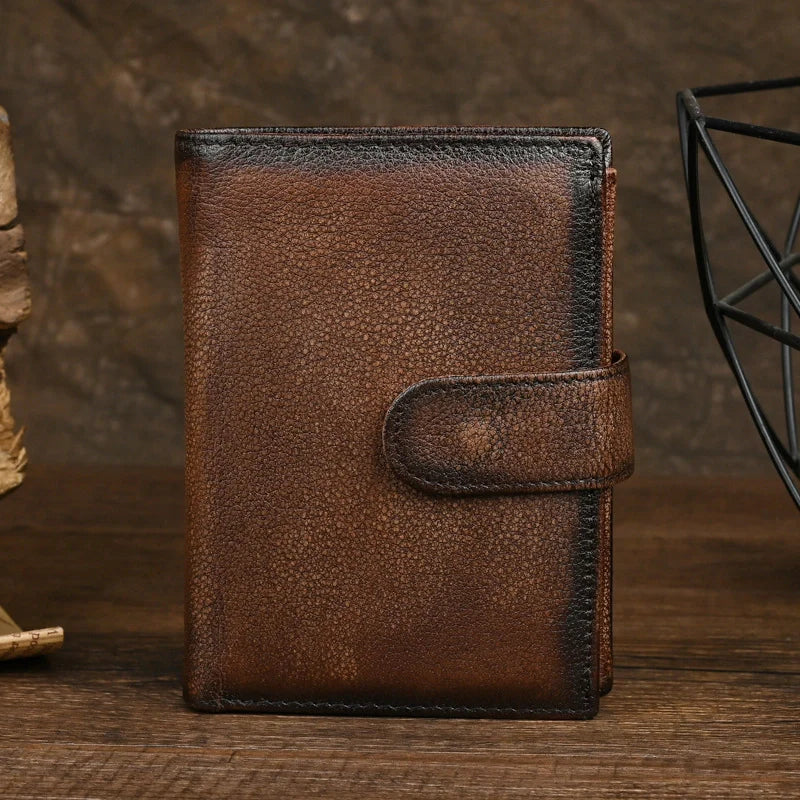 Men’s Trifold Leather Wallet - "Keeperfold"