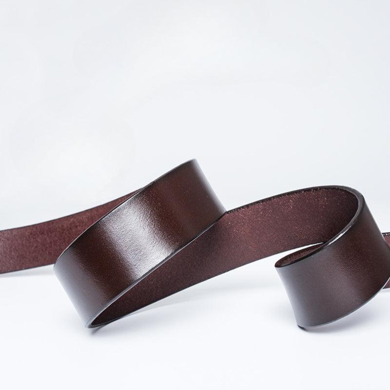 Men’s Western Cowboy Belt-Golden Buckle Belt-Bull Charm-Men’s gift