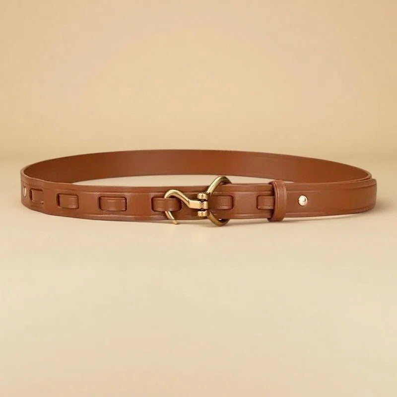 Schmaler Ledergürtel - EleganceSash