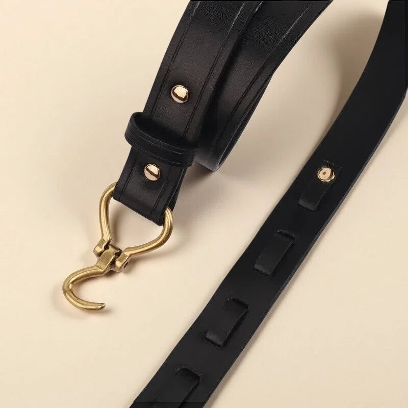 Schmaler Ledergürtel - EleganceSash