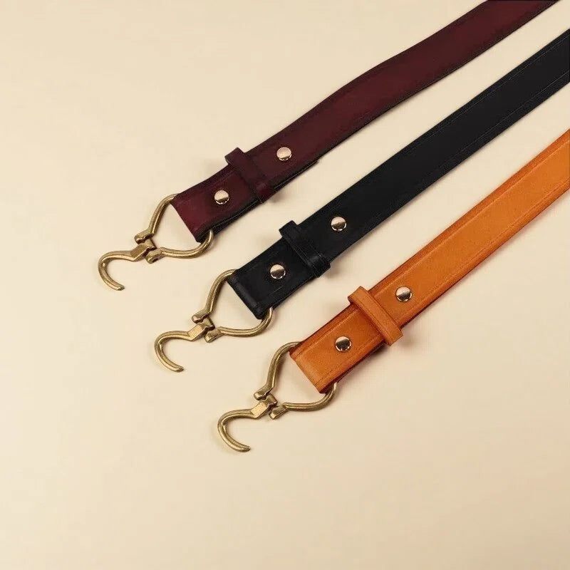 Schmaler Ledergürtel - EleganceSash