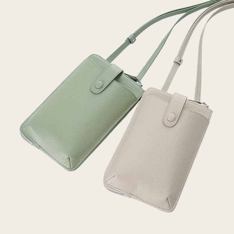 Leather Phone Crossbody-"PremiumTouch"
