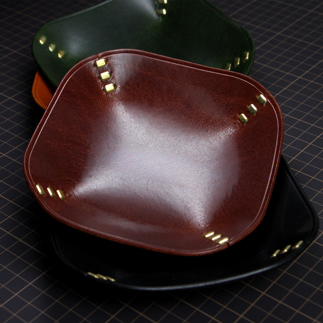 Valet Tray Leather - "Heritage Catchall"