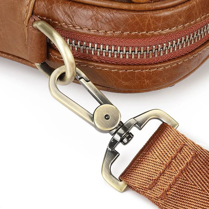 Men'S Crossbody Phone Bag-"SyncBridge"
