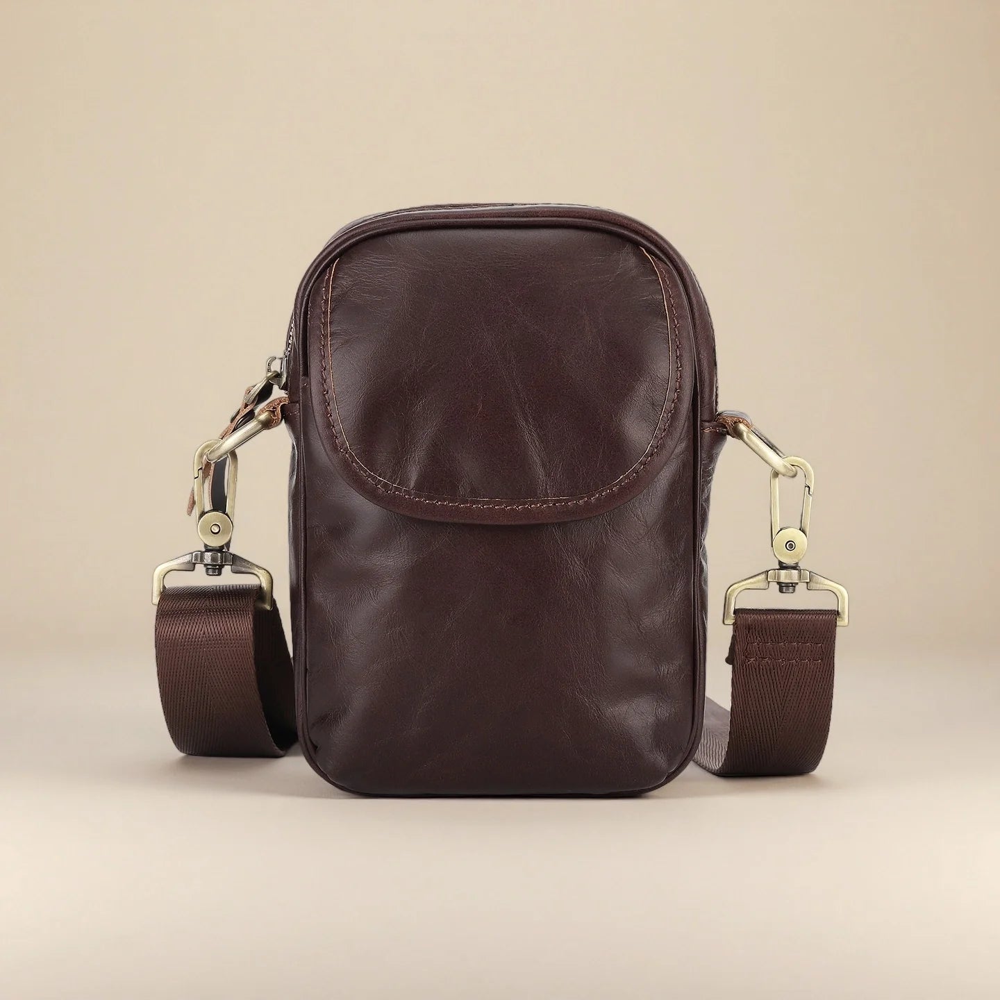 Men'S Crossbody Phone Bag-"SyncBridge"