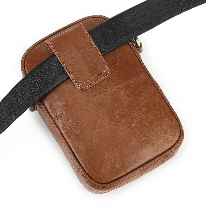 Men'S Crossbody Phone Bag-"SyncBridge"