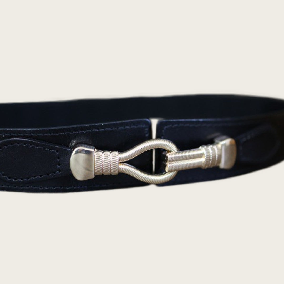 Breiter Ledergürtel für die Taille - EleganceCurve