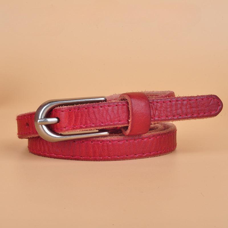 Women’s Belt for Dress-Elegant Luxury Leather Belt-Minimalist Design
