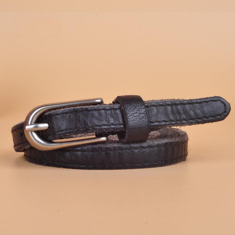 Women’s Belt for Dress-Elegant Luxury Leather Belt-Minimalist Design