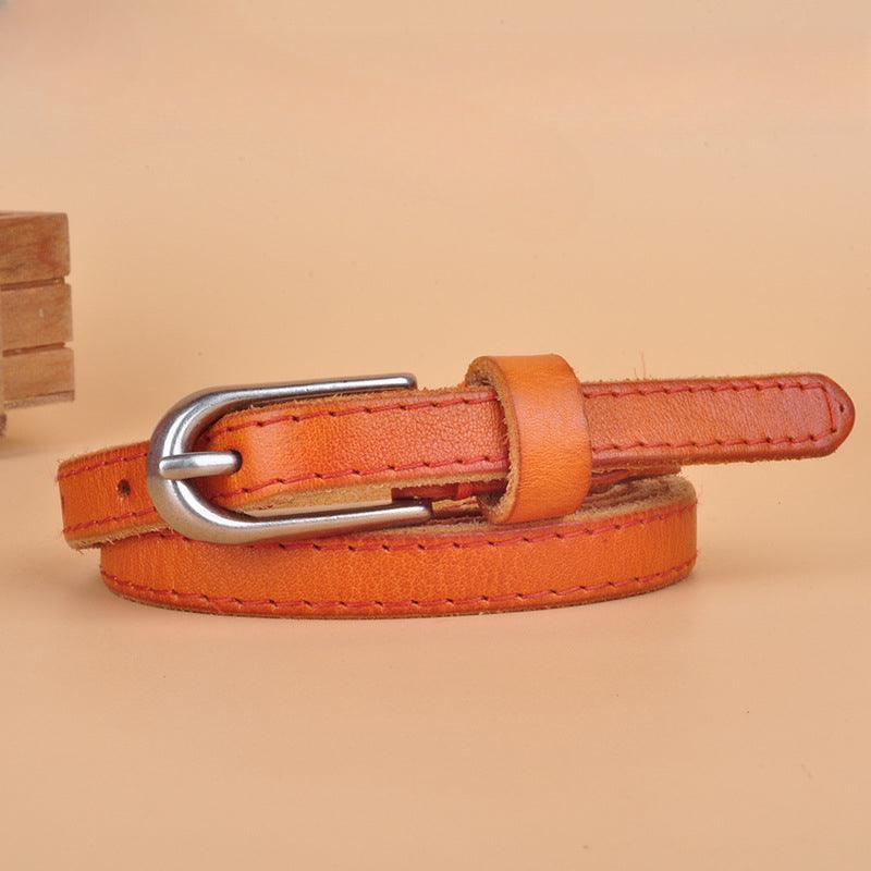 Women’s Belt for Dress-Elegant Luxury Leather Belt-Minimalist Design